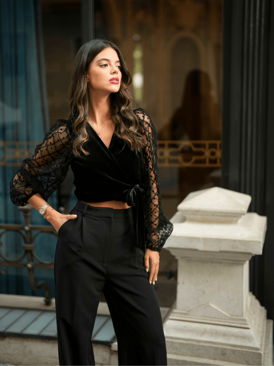 Blusa combinada | Party season - Spaccio.pt