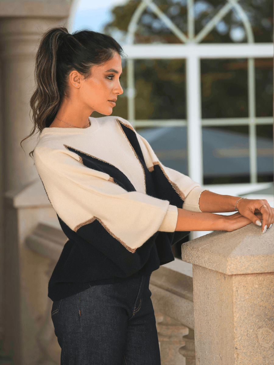 Camisolão de malha pormenor glow - Spaccio.pt