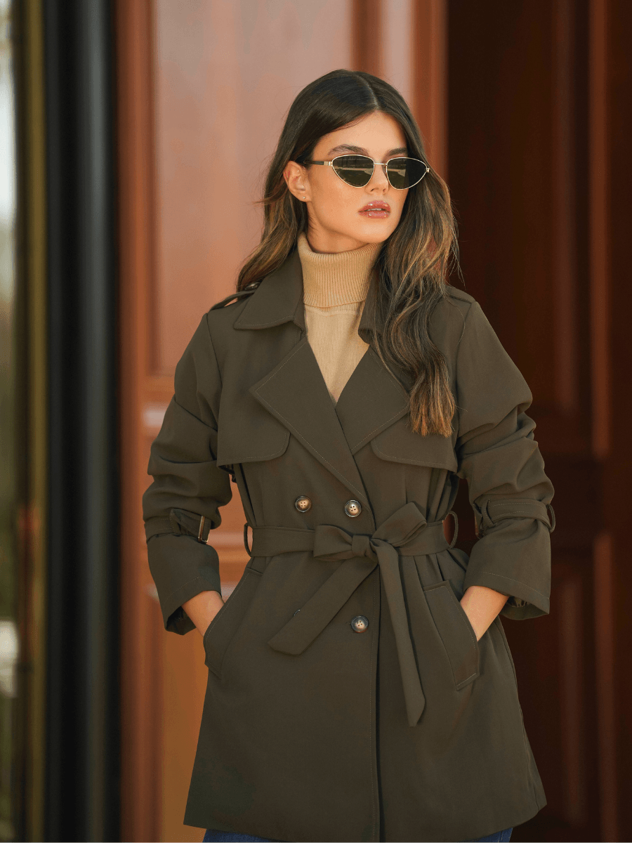 ESSENTIALS | Gabardine curta - Spaccio.pt