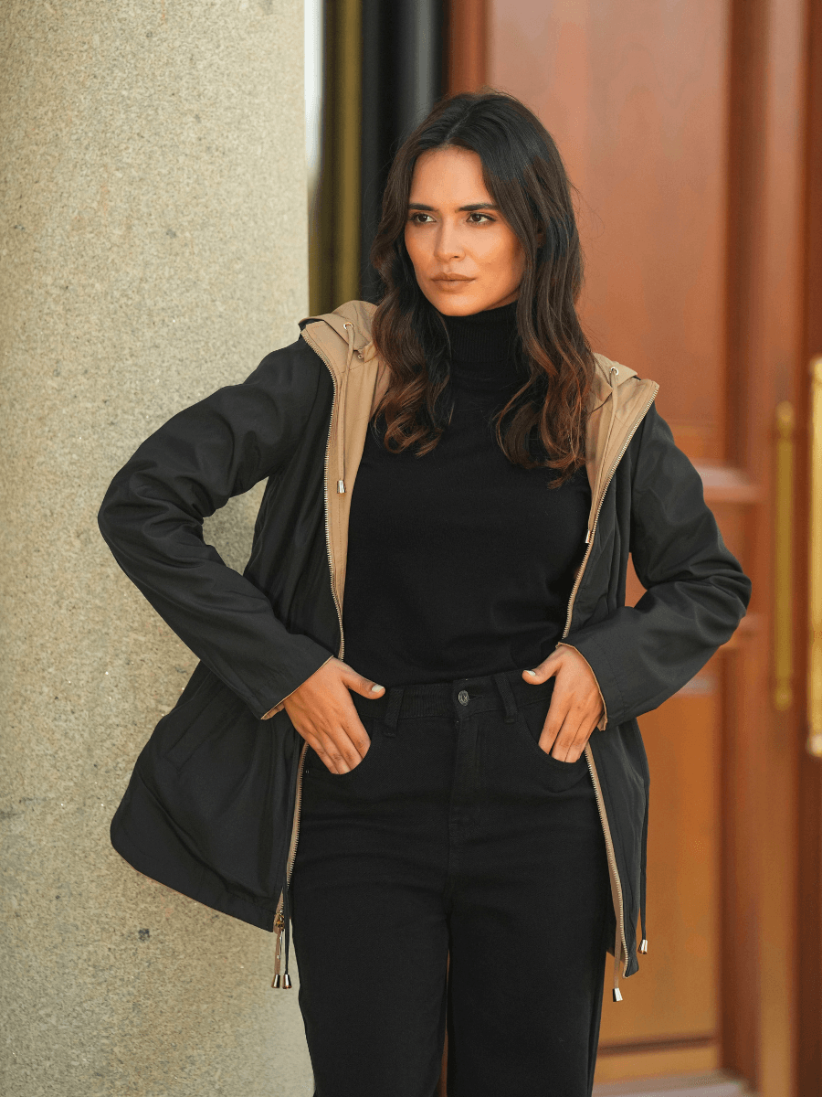 Parka capuz reversível - Spaccio.pt