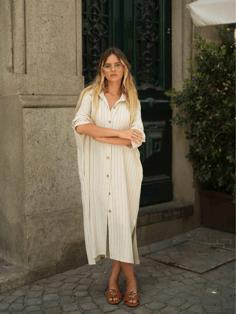 Vestido camiseiro | Spaccio by Cristina - Spaccio.pt