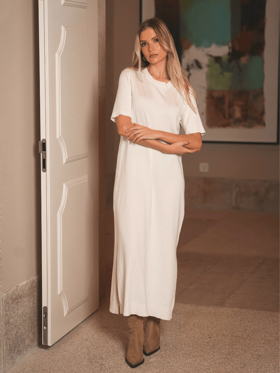 Vestido malha comprido - Spaccio.pt