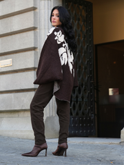 Camisolão Malha padrão floral