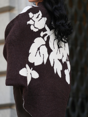 Camisolão Malha padrão floral