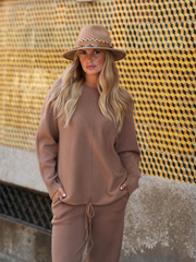 Conjunto malha camisola + calças