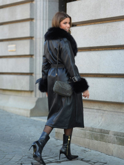 Long fur and fur effect coat | Spaccio by Cristina