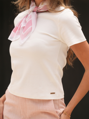 T-shirt básica gola redonda | spaccio by cristina
