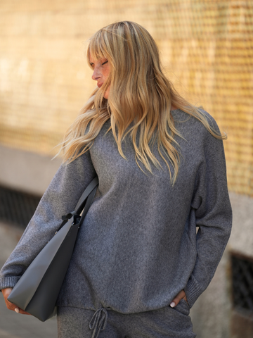 Conjunto malha camisola + calças