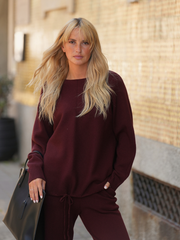 Conjunto malha camisola + calças