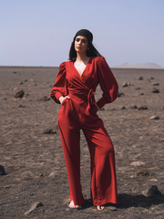 Conjunto Sahar: blusa + calças