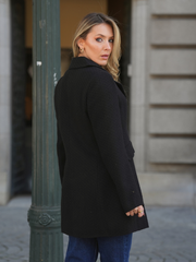 Casaco Estruturado Branco em Tecido Texturizado