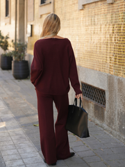 Conjunto malha camisola + calças