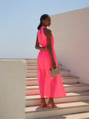 Vestido Fluido Gola Halter