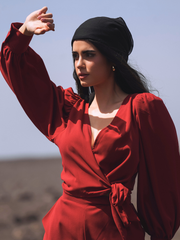 Conjunto Sahar: blusa + calças