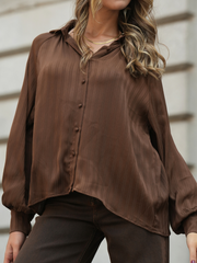 Blusa Fluida em Tecido Texturado | SPACCIO by Cristina