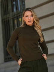 Basic | Camisola Malha gola media