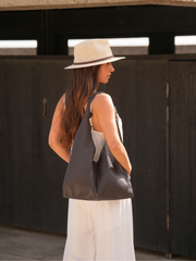 Maxi Shouler Bag em pele spaccio