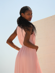 Vestido plissado