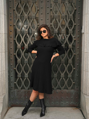 Vestido midi malha Bardot | Spaccio by Cristina