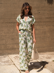 Blusa Palm Print