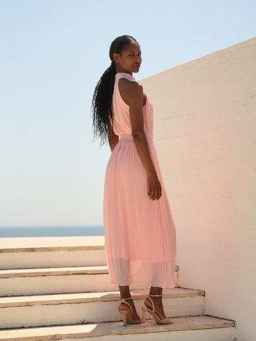 Vestido plissado