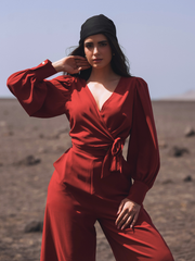 Conjunto Sahar: blusa + calças