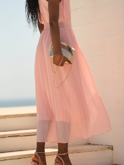 Vestido plissado