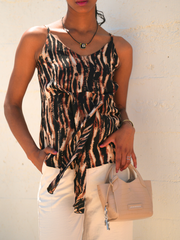 Top estampado