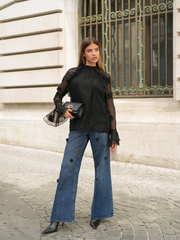 Blusa com Relevo Floral | Spaccio by cristina
