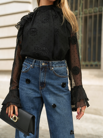 Blusa com Relevo Floral | Spaccio by cristina