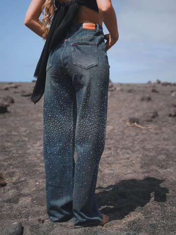 Jeans pedras preciosas | Spaccio by Cristina