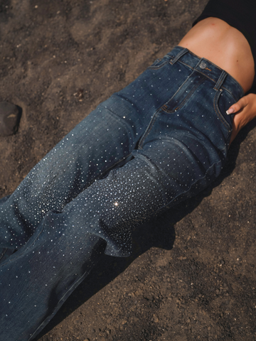 Jeans pedras preciosas | Spaccio by Cristina