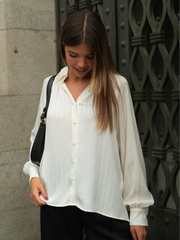 Blusa Fluida em Tecido Texturado | SPACCIO by Cristina