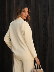 Conjunto fato 2 peças: Blazer + Calças amarelo | Spaccio by Cristina