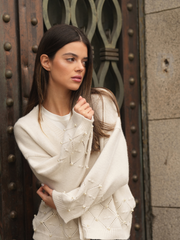 Cardigan Pérola Romântica