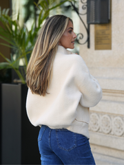 Casaco Textura Soft com Bolsos SPACCIO