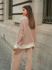 Conjunto Malha 2 peças: camisola + calças