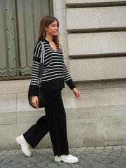 Conjunto malha 2 peças: polo + calças
