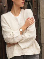 Cardigan Pérola Romântica