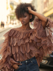 Blusa Pétalas Organza | Spaccio by Cristina