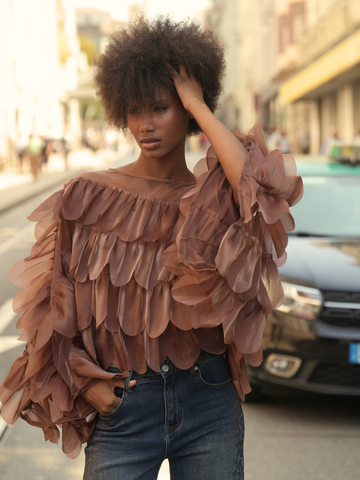 Blusa Pétalas Organza | Spaccio by Cristina