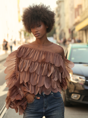 Blusa Pétalas Organza | Spaccio by Cristina