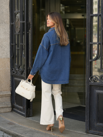 Camisa Oversized Ganga Tachas | Spaccio by Cristina