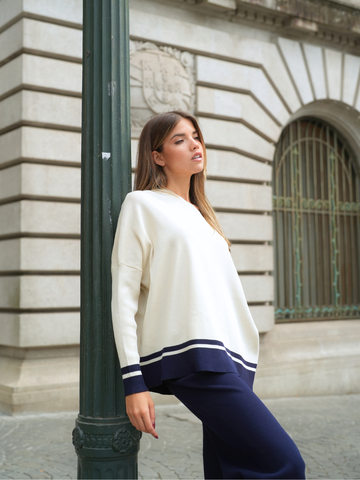 Conjunto Malha 2 peças: camisola + calças