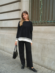 Conjunto Malha 2 peças: camisola + calças