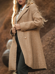 Casaco Texturado com Botões Dourados