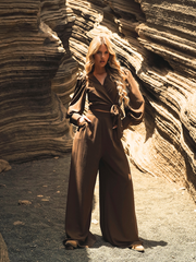 Conjunto Sahar: blusa + calças