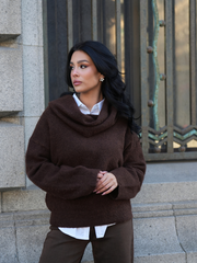 Camisola Oversized Gola Larga