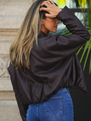 Casaco bomber efeito pele | SPACCIO by Cristina