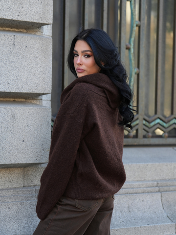 Camisola Oversized Gola Larga